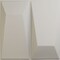 Ekena Millwork 11 7/8in. W x 11 7/8in. H Locke EnduraWall Decorative 3D Wall Panel Covers 0.98 Sq. Ft. WP12X12LOGBW - alternate 1